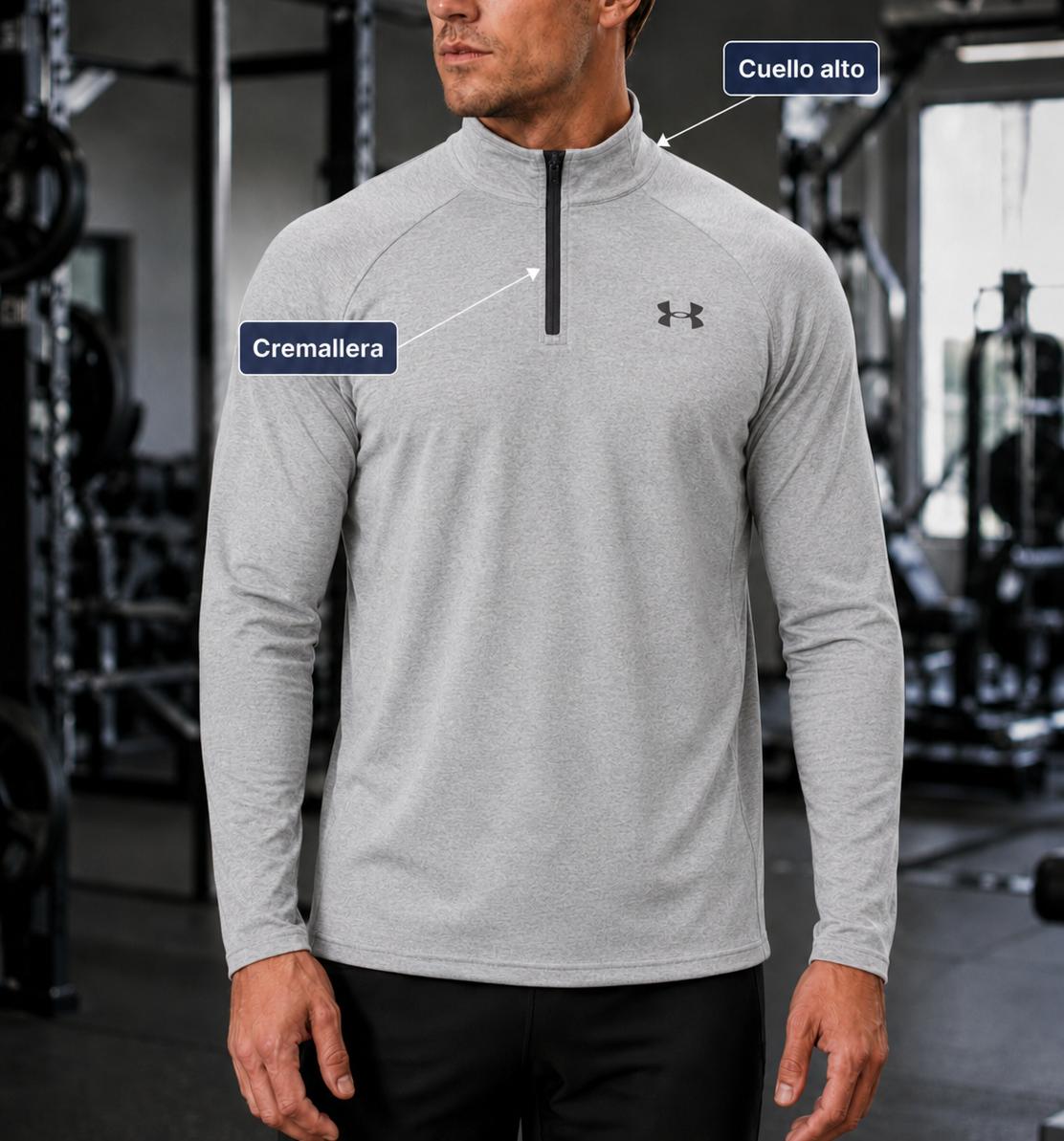BUSO DEPORTIVO CUELLO ALTO CON CREMALLERA