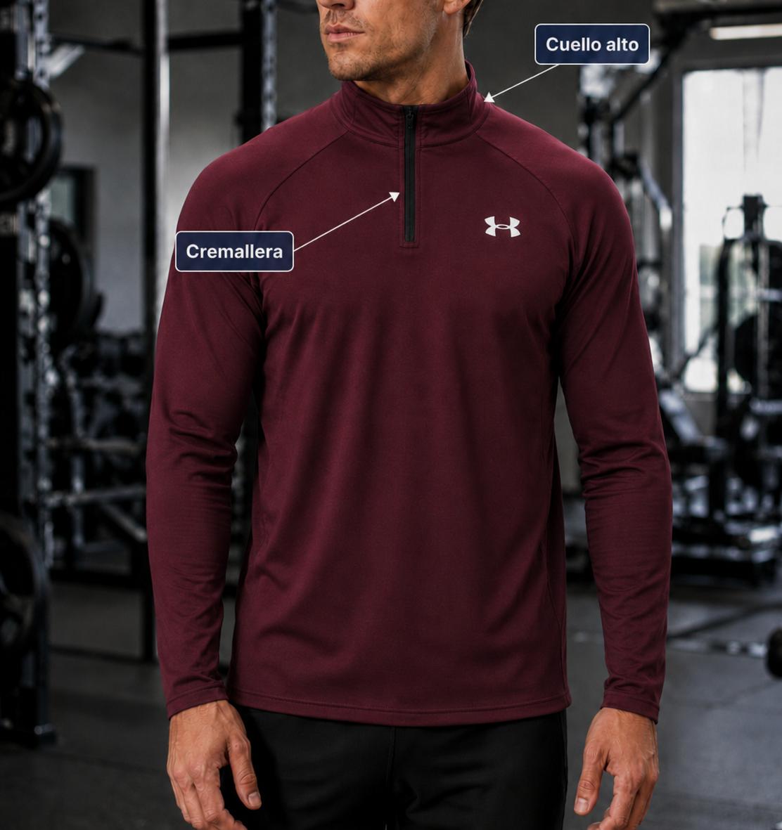 BUSO DEPORTIVO CUELLO ALTO CON CREMALLERA